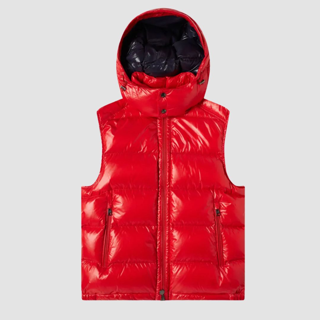 Unisex Hooded Down Vest